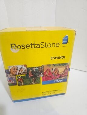 The Rosetta Stone Spanish (Latin America) Level 1-5 Version 4 Complete Set CDs i